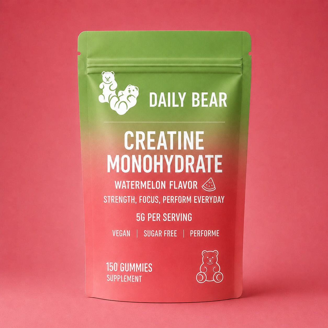 Daily Bear Creatine Gummies Watermeloen