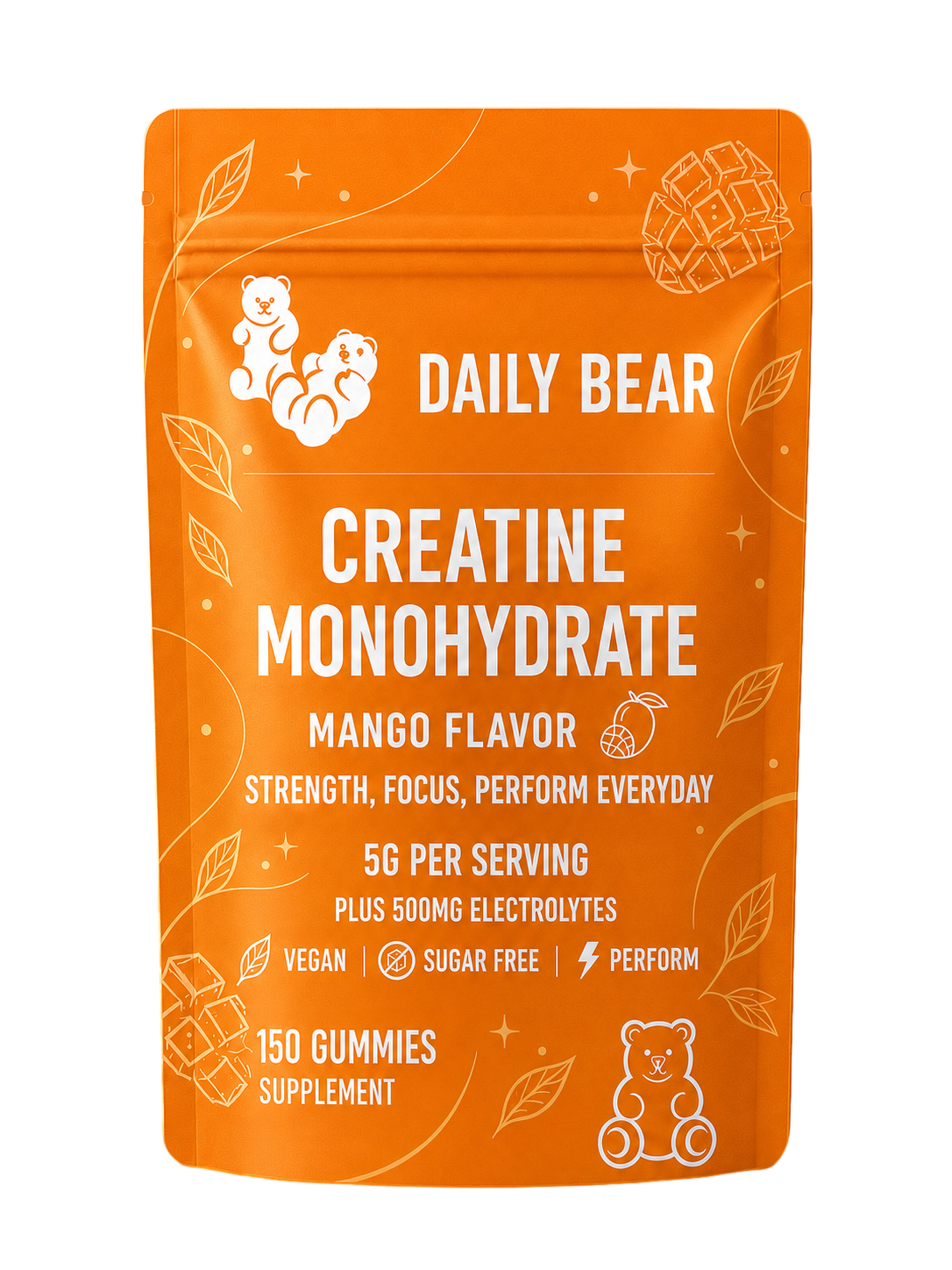 Daily Bear Creatine Gummies Mango