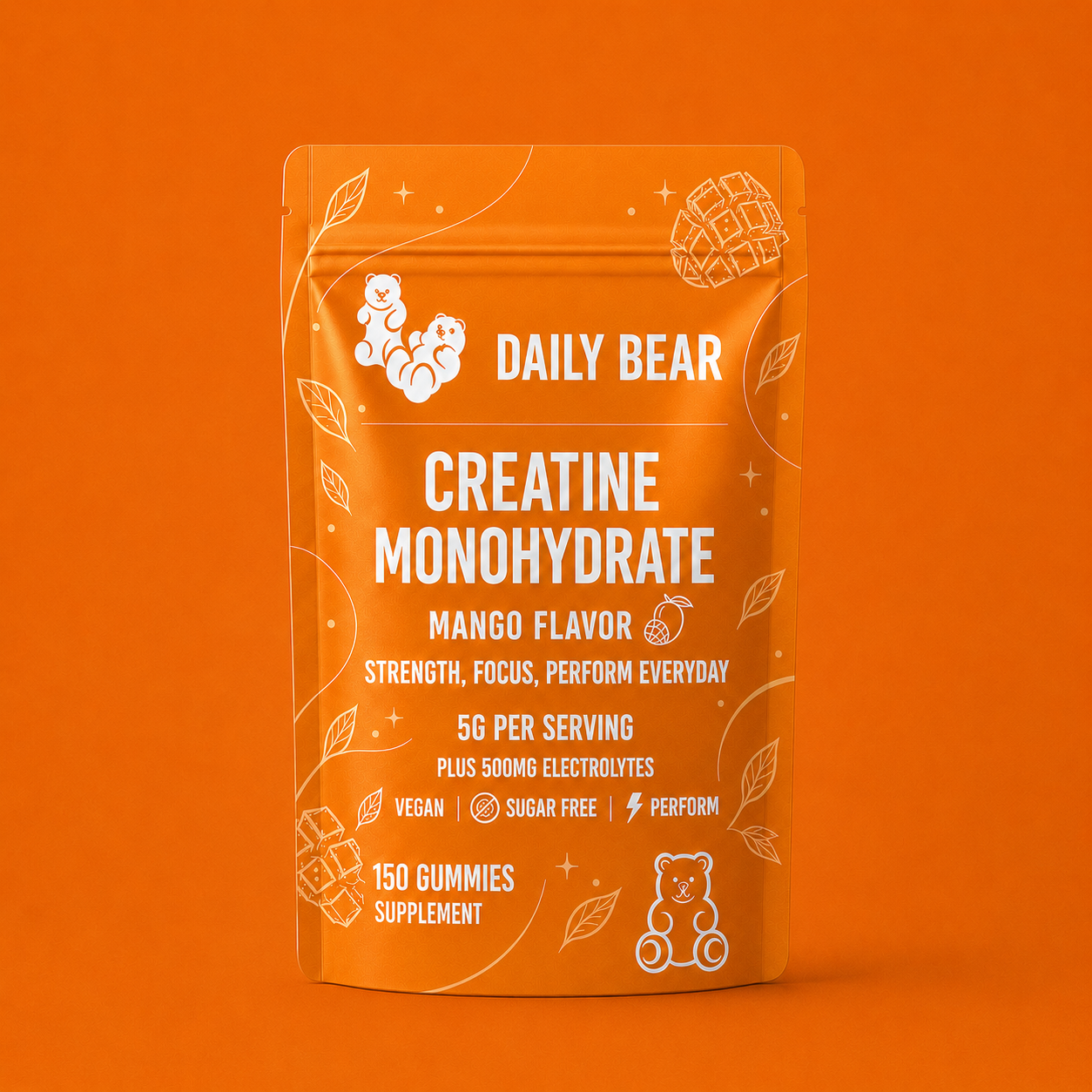 Daily Bear Creatine Gummies Mango