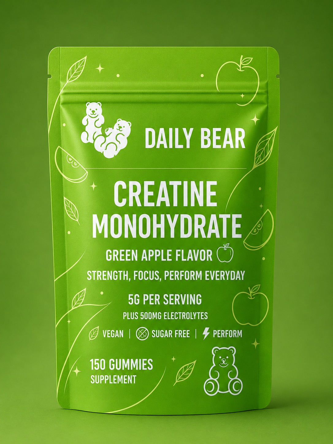 Daily Bear Green Apple